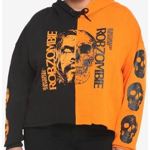 Rob zombie two tone Hot Topic Hoodie (Size Large)